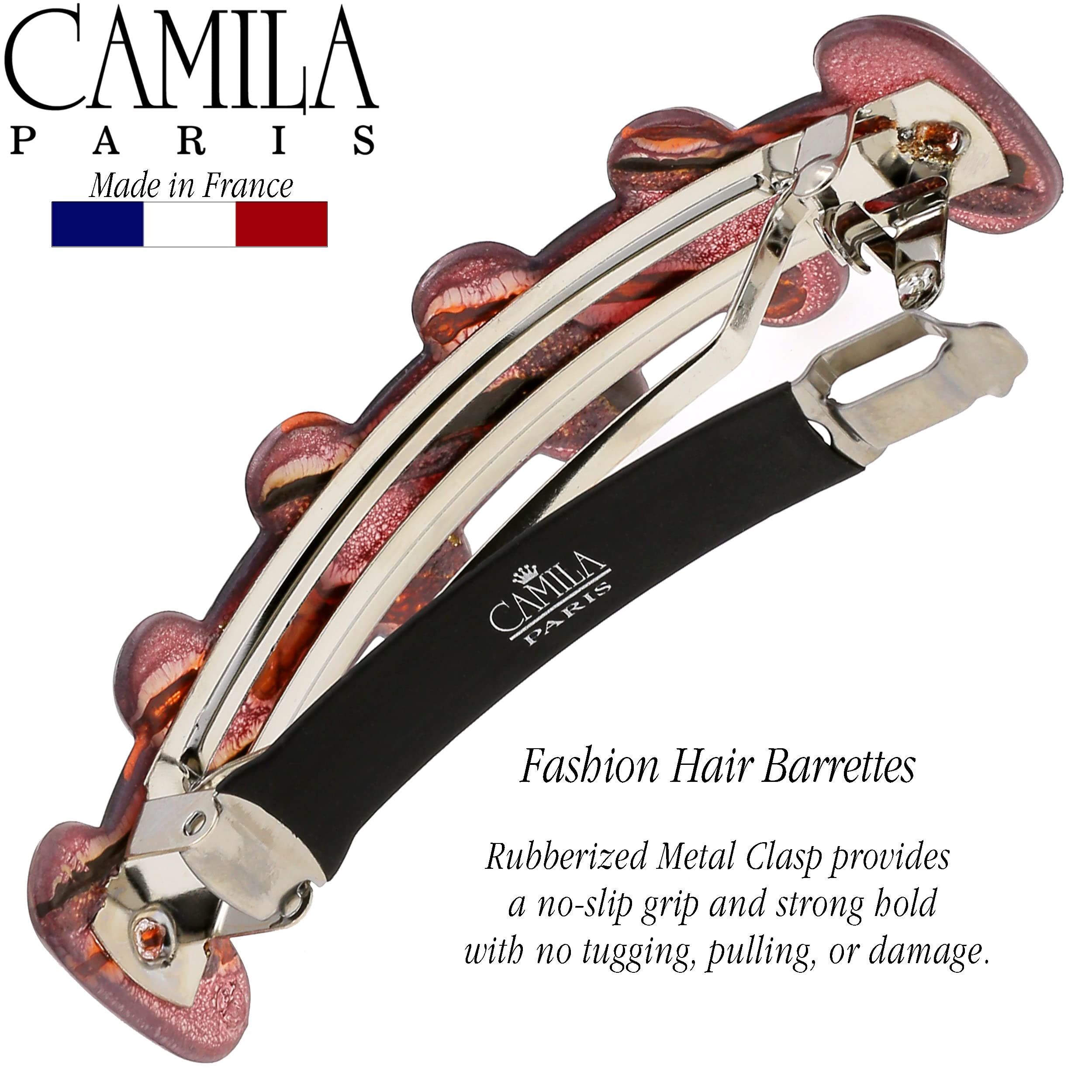 Secure daily wear CP3304 clip keeps hair in place without slipping.
