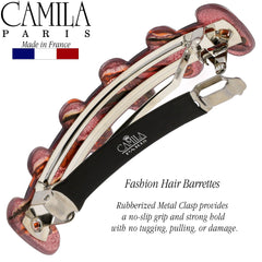 Secure daily wear CP3304 clip keeps hair in place without slipping.
