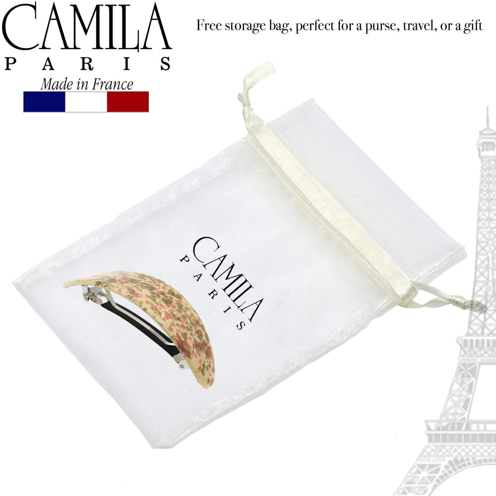 Durable cellulose acetate Camila Paris CP3323 oval barrette