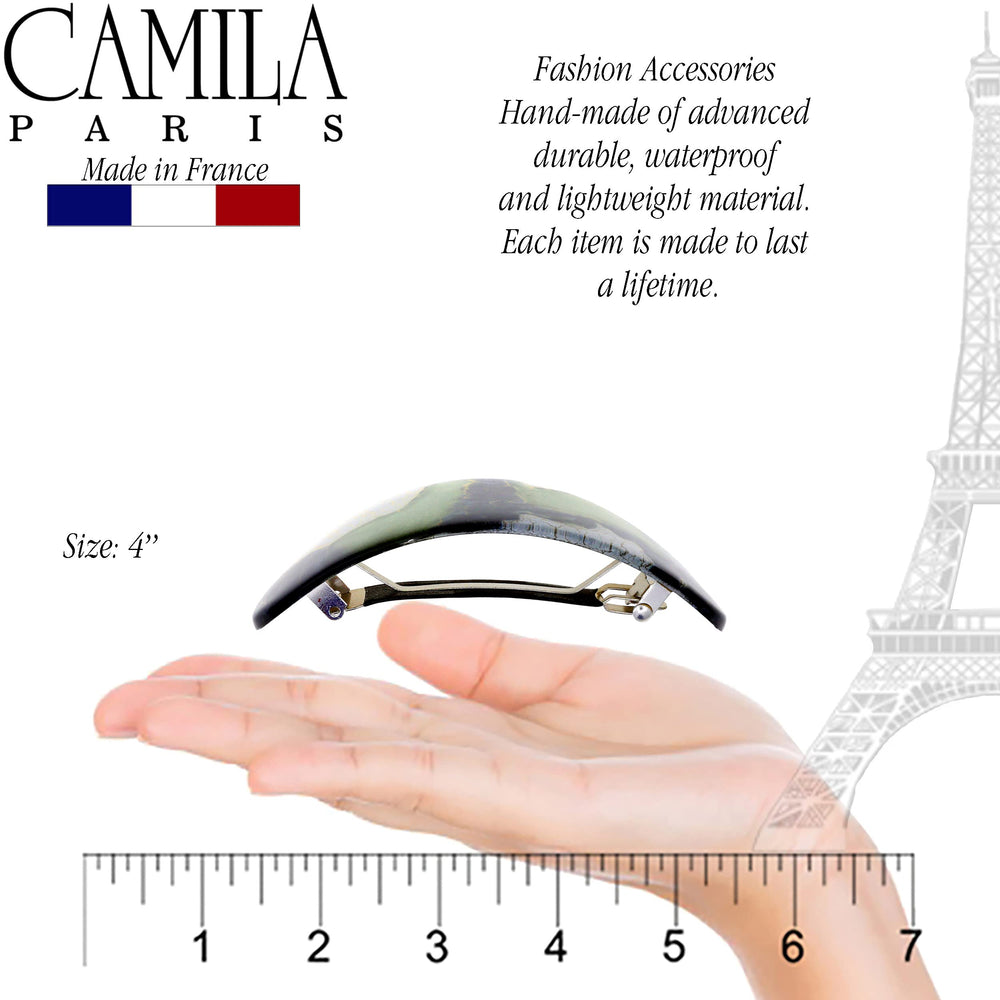 Camila Paris CP3325 clip designed to hold thick long hair during daily activities.