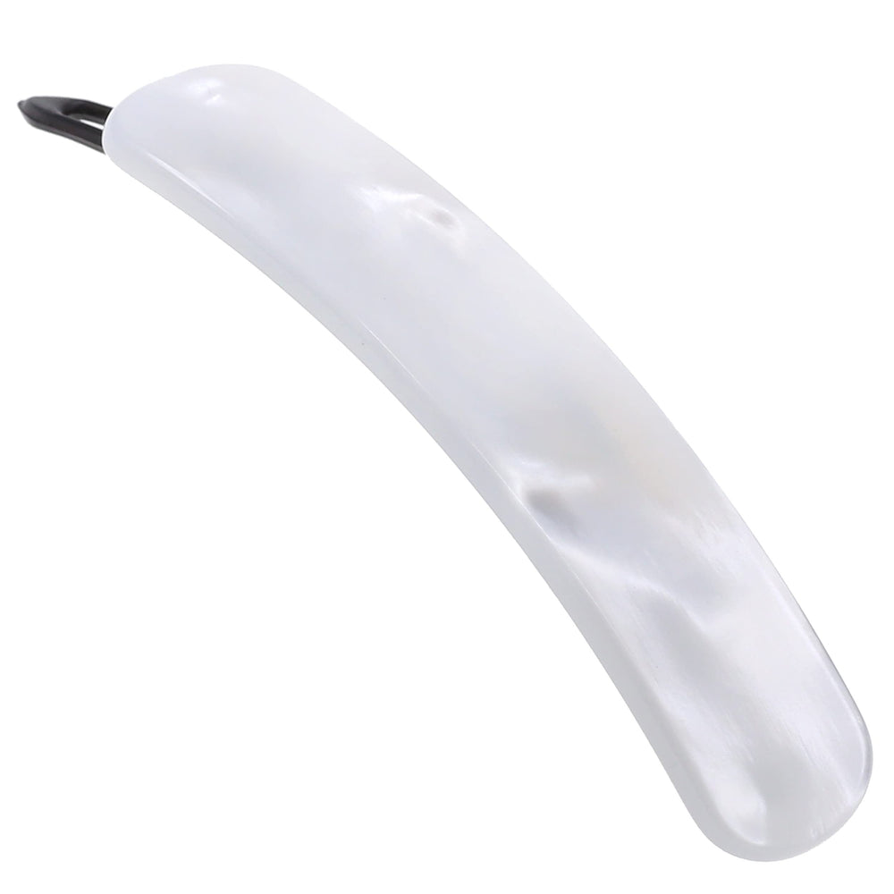 Camila Paris CP3361 handmade white barrette closeup with elegant finish