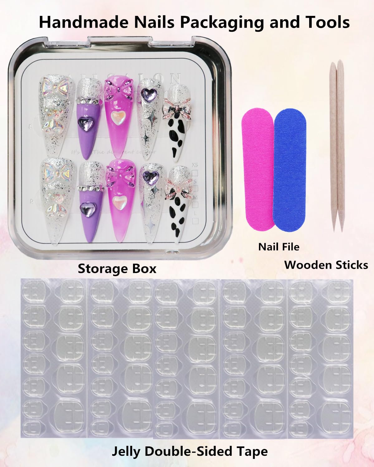 CAMILCY hand-painted design nails deliver salon-style artistry at home.