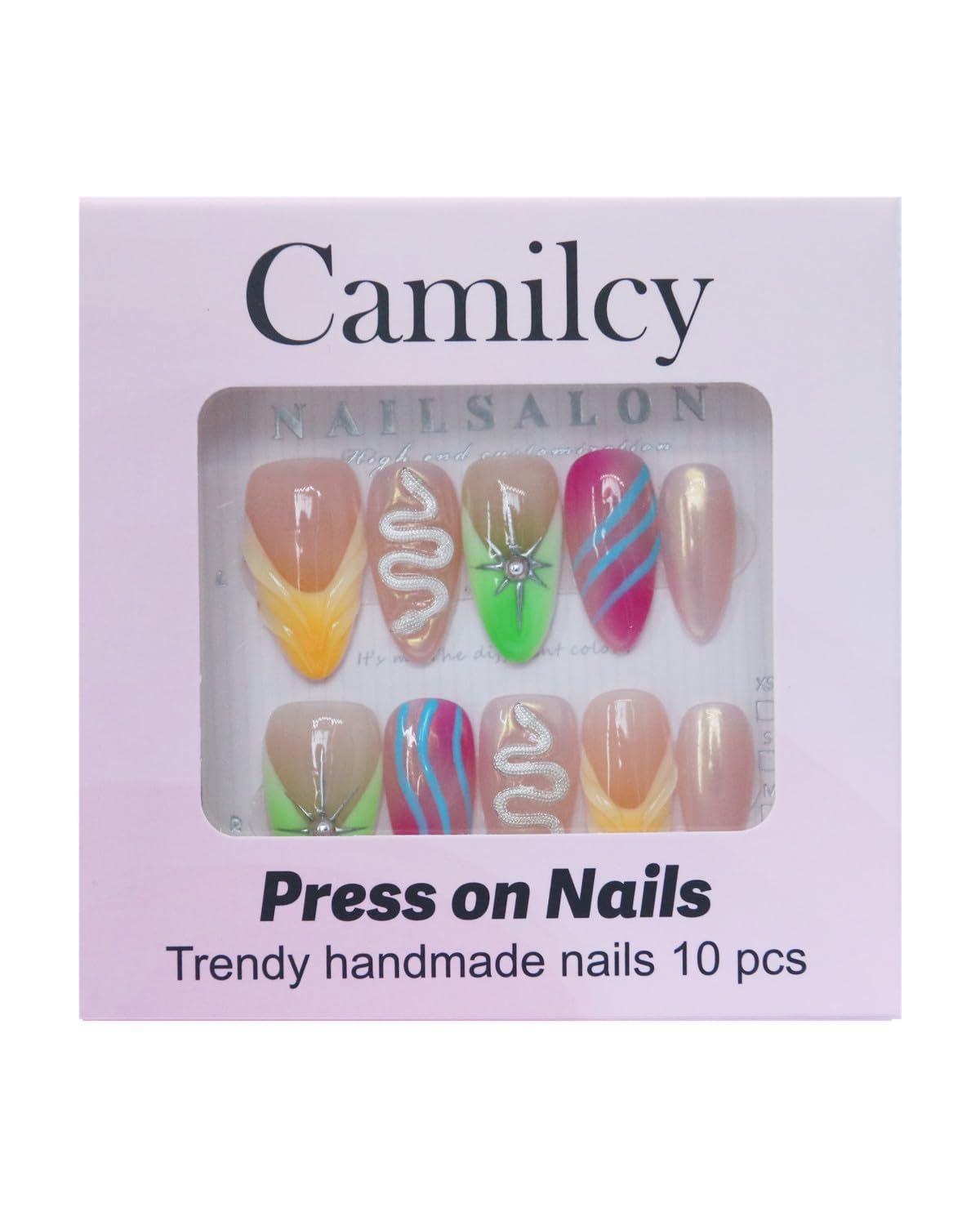 Hand-painted details create a unique, refined manicure at home.