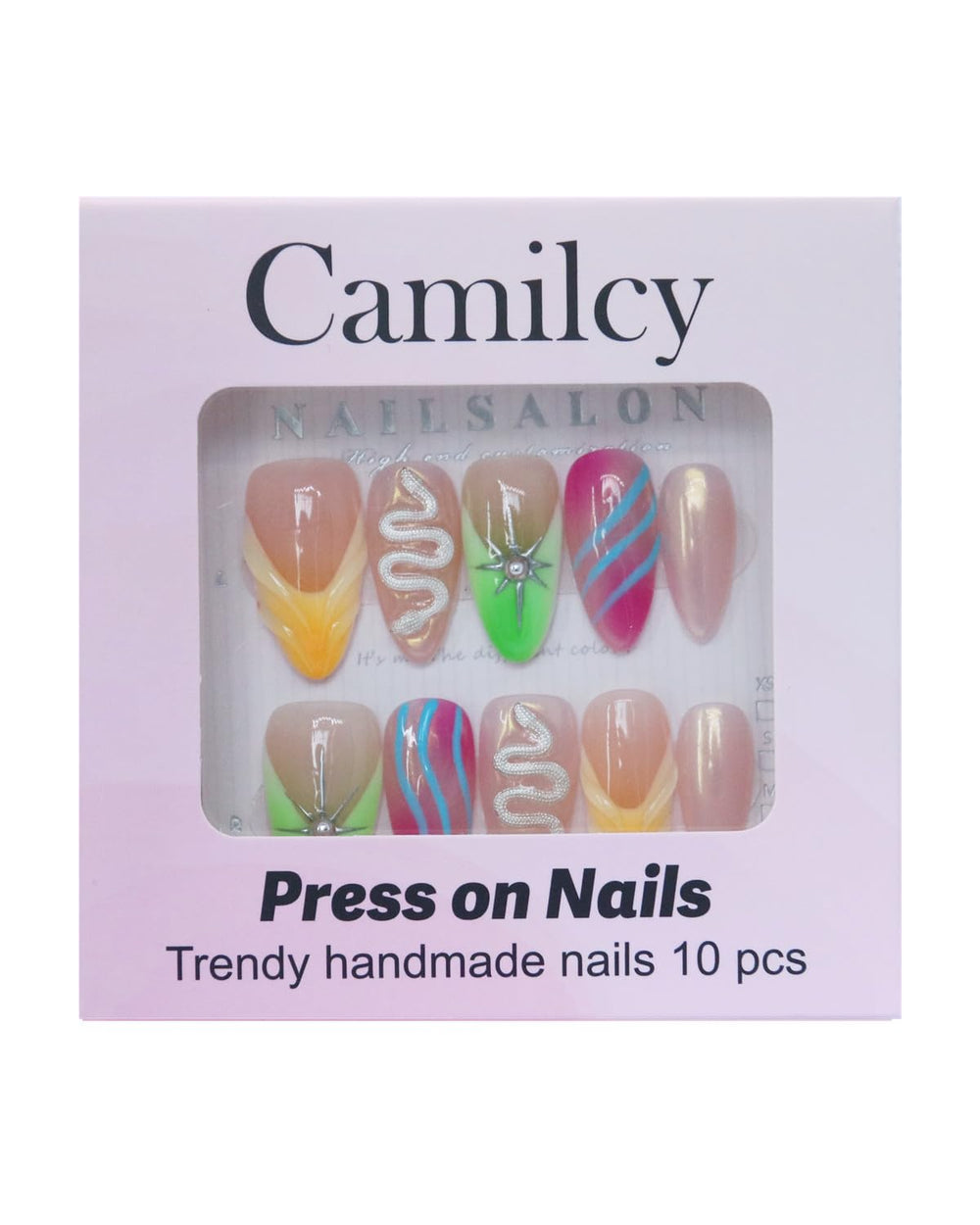 Hand-painted details create a unique, refined manicure at home.