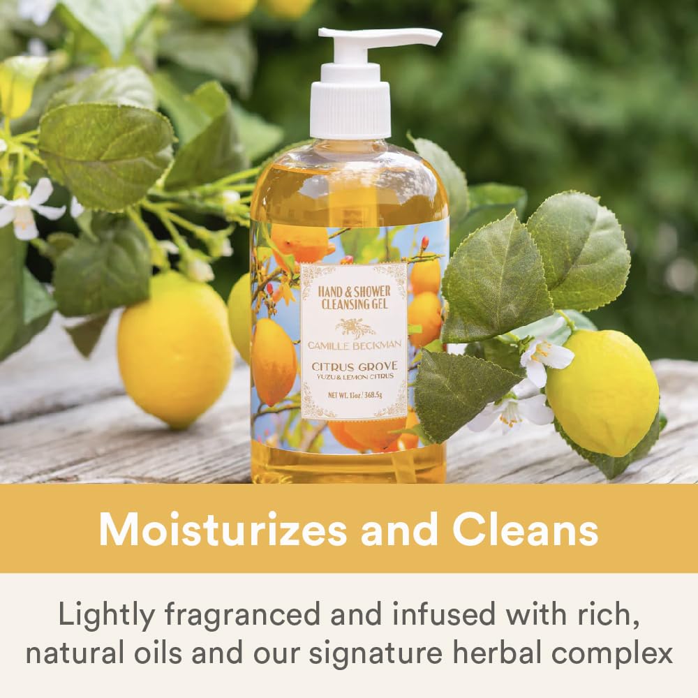 Fragrance splash from Citrus Grove evokes citrusy spa-inspired aroma for daily use.