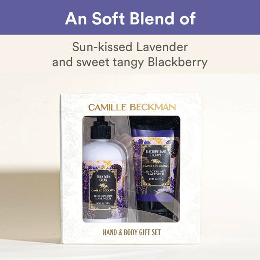 Camille Beckman Glycerine Hand Therapy bottle on display for daily moisture