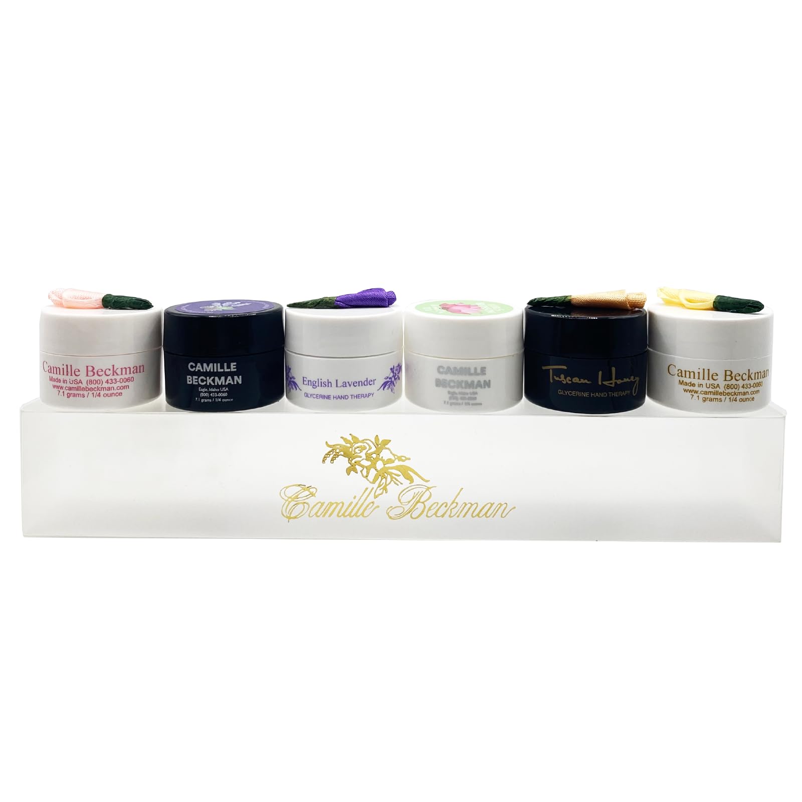 Camille Beckman glycerine hand therapy sampler six fragrances on the go