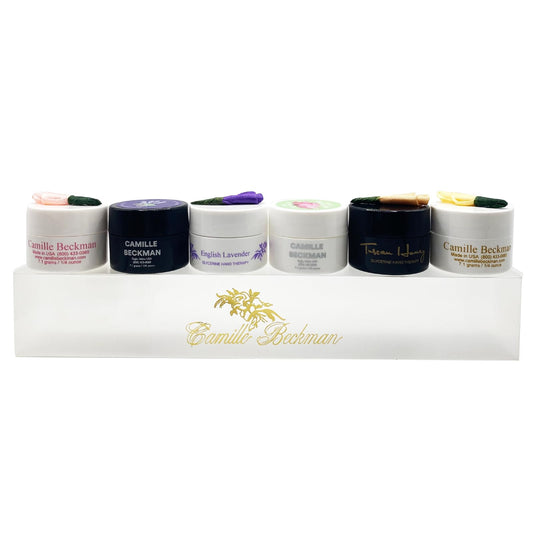 Camille Beckman glycerine hand therapy sampler six fragrances on the go
