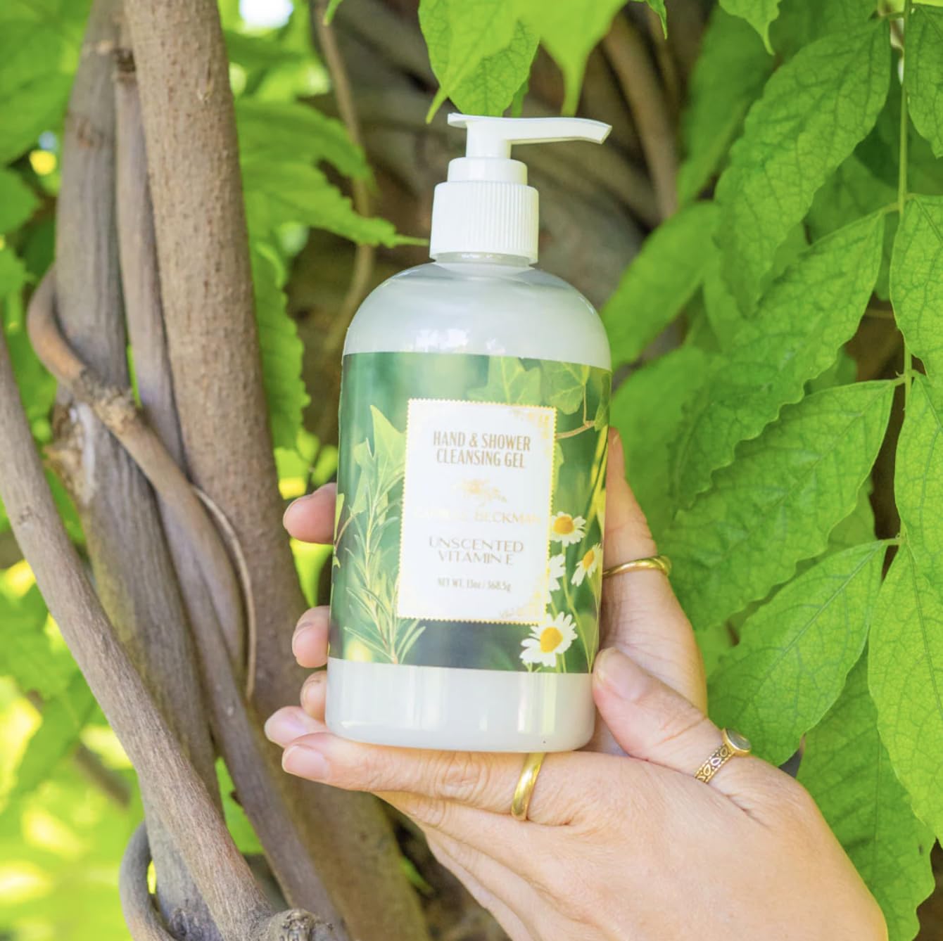 Camille Beckman Silky Body Cream 13oz delivers enveloping hydration after shower and daily use
