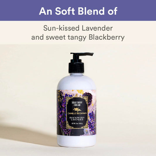 Silky body cream texture close-up showing non-greasy hydration