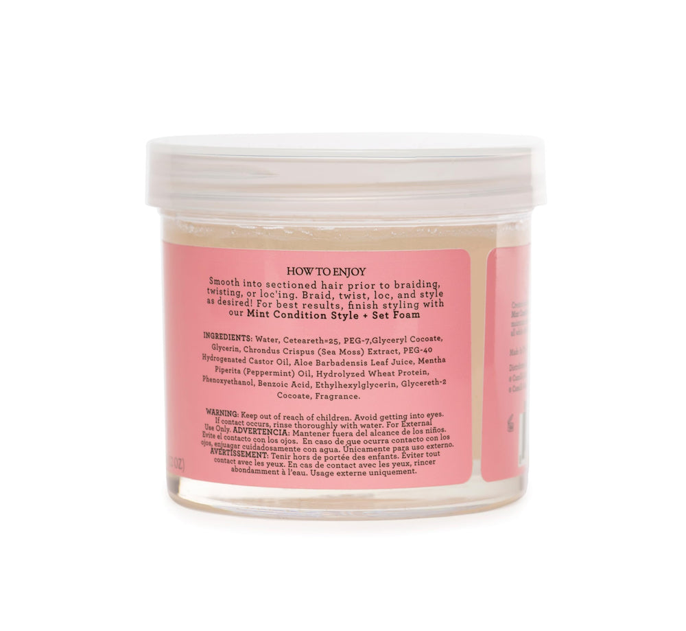 Using the gel for protective styles like braids or twists