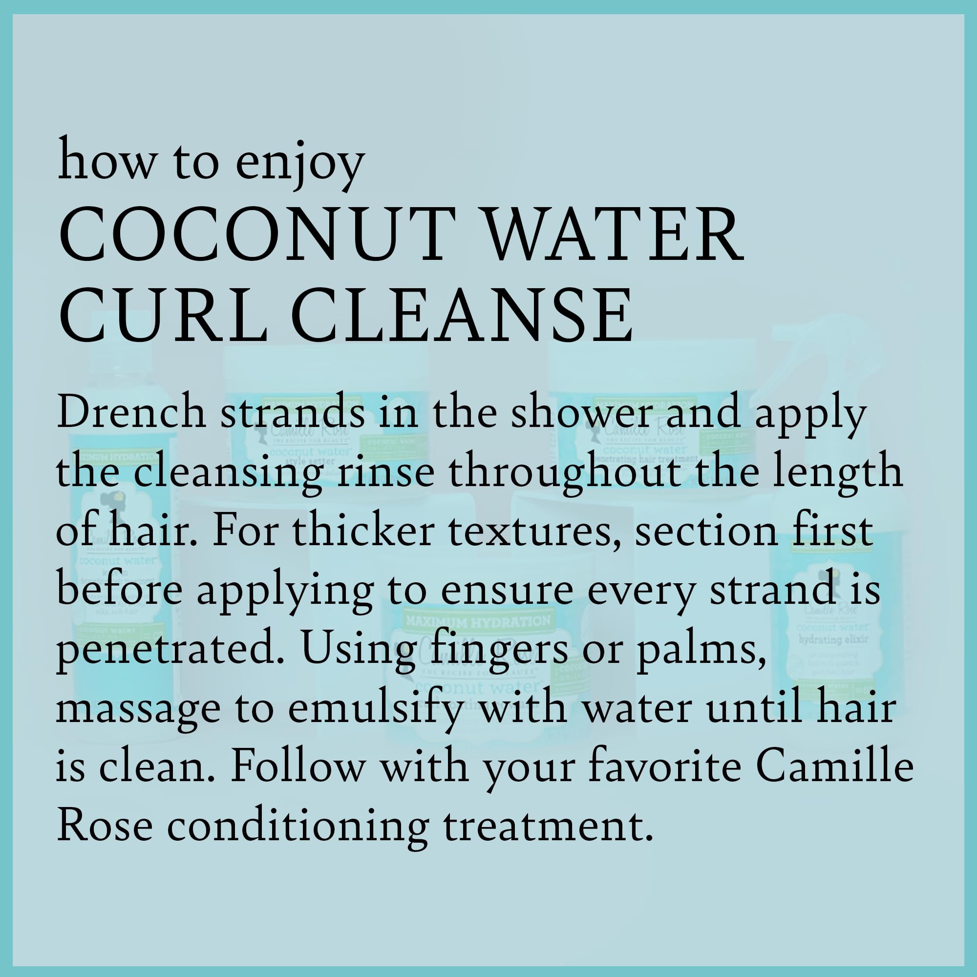 Castor oil moisturizes to support smooth frizz-conscious curls