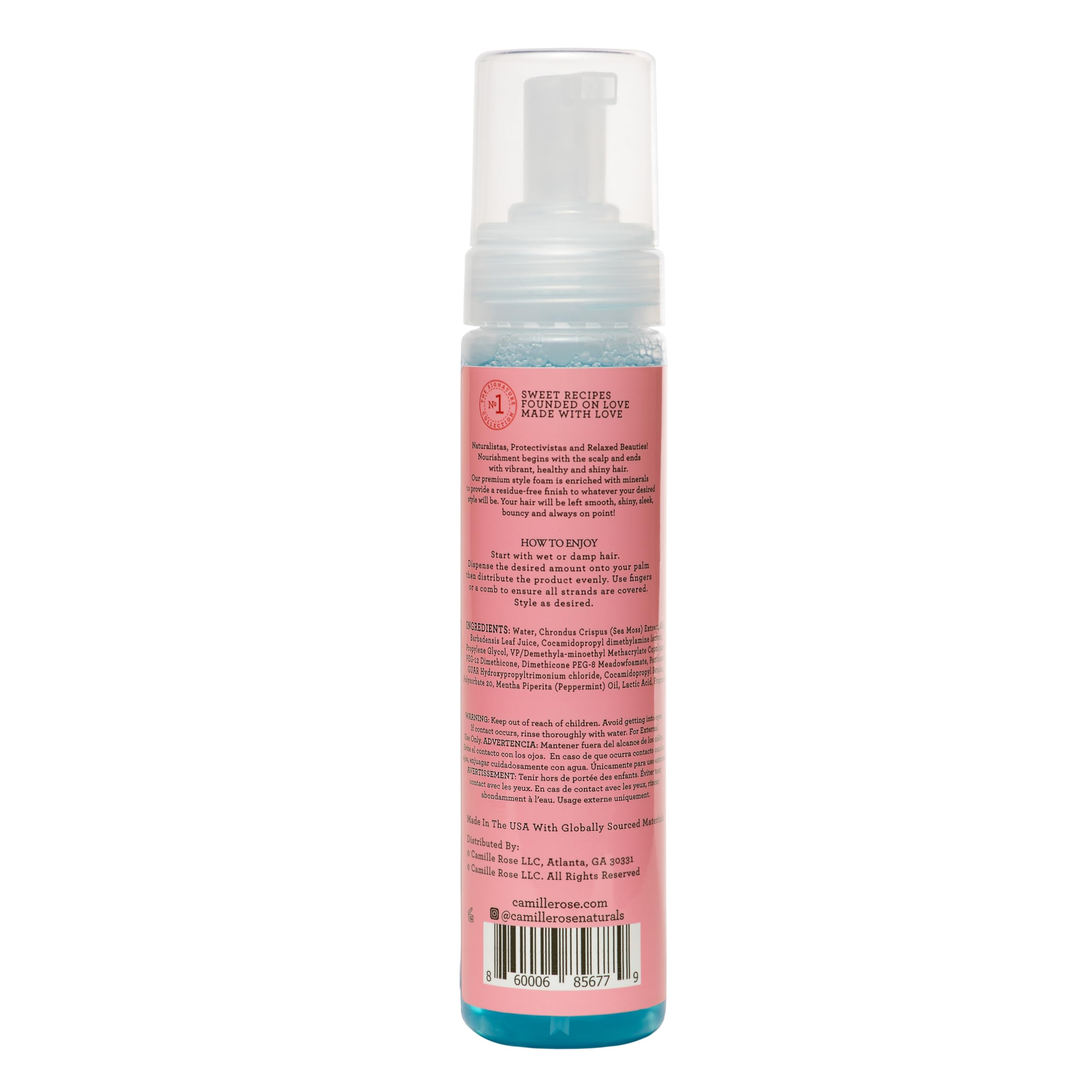Peppermint note and scalp-refreshing sensation implied by the formula.
