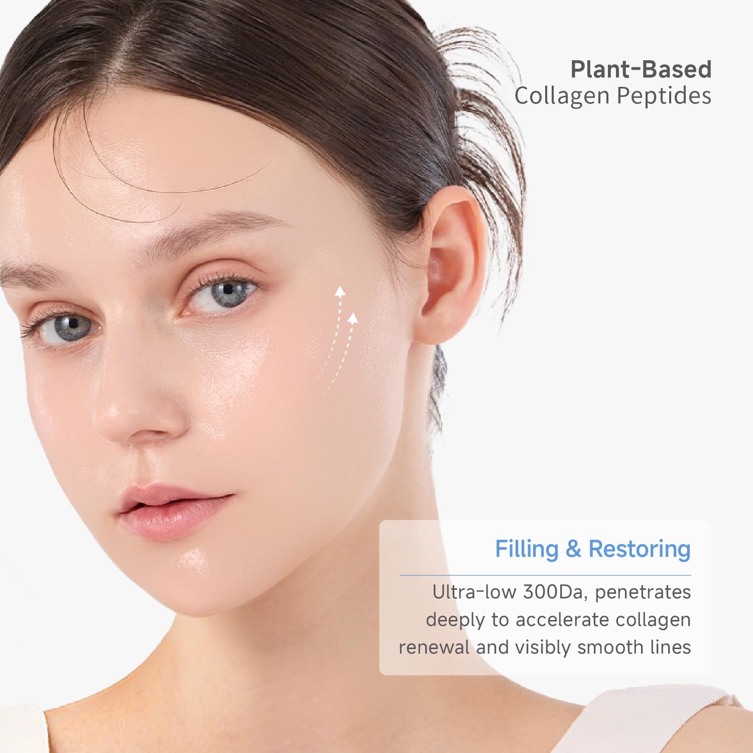 Candorlov CDL Icy Puff Mask applied to the face for hydration