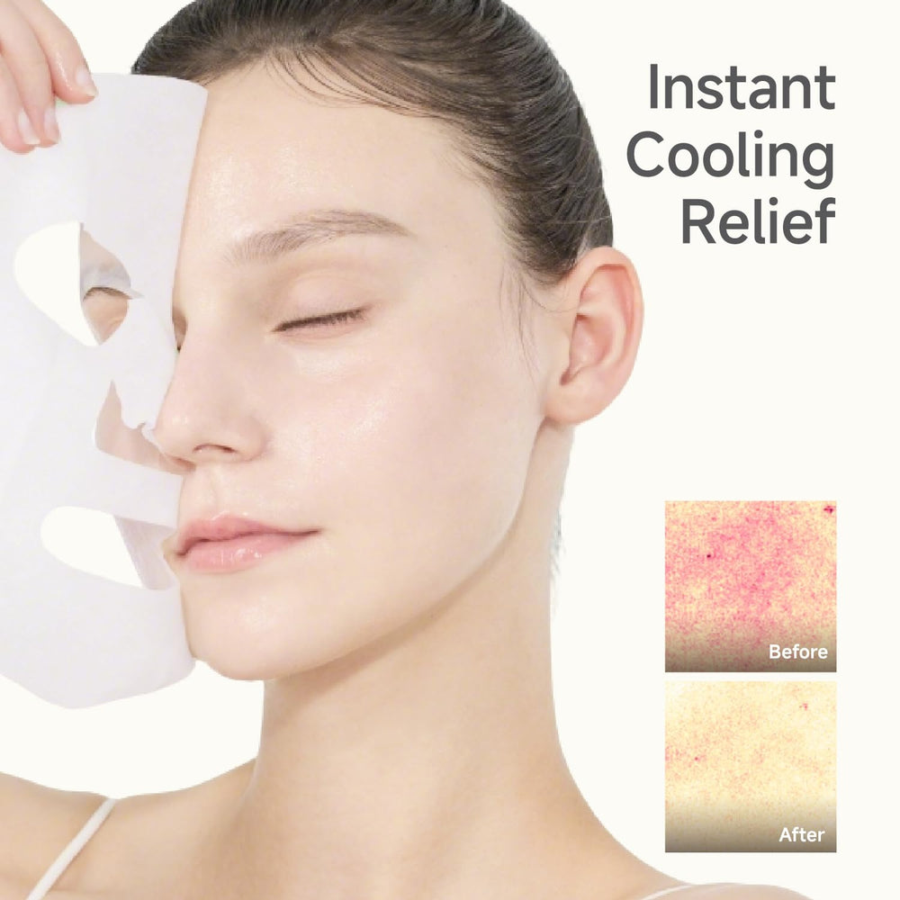 Candorlov CDL Icy Puff Mask microfiber detail demonstrates snug fit