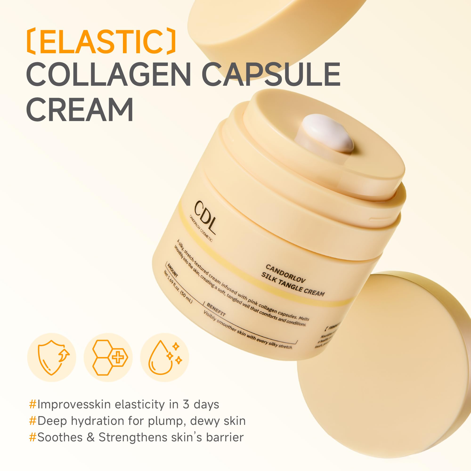 CandorLov CDL Silk Tangle cream texture close-up for smooth, even application