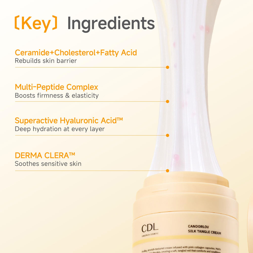 CandorLov CDL Silk Tangle hyaluronic acid drops for deep hydration