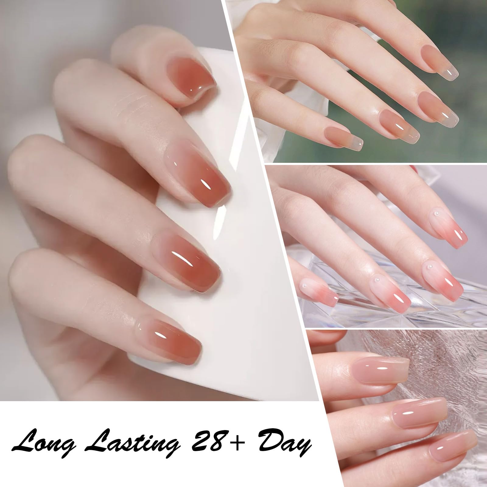 CANNI Jelly Gel Nail Polish Set premium gift box packaging