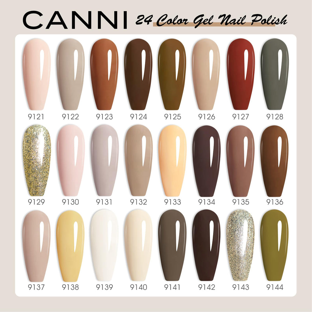 CANNI 3D crystal label bottles for easy color matching at a glance