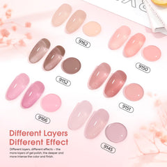 CANNI 6 Colors application brush close-up enables smooth, even gel application