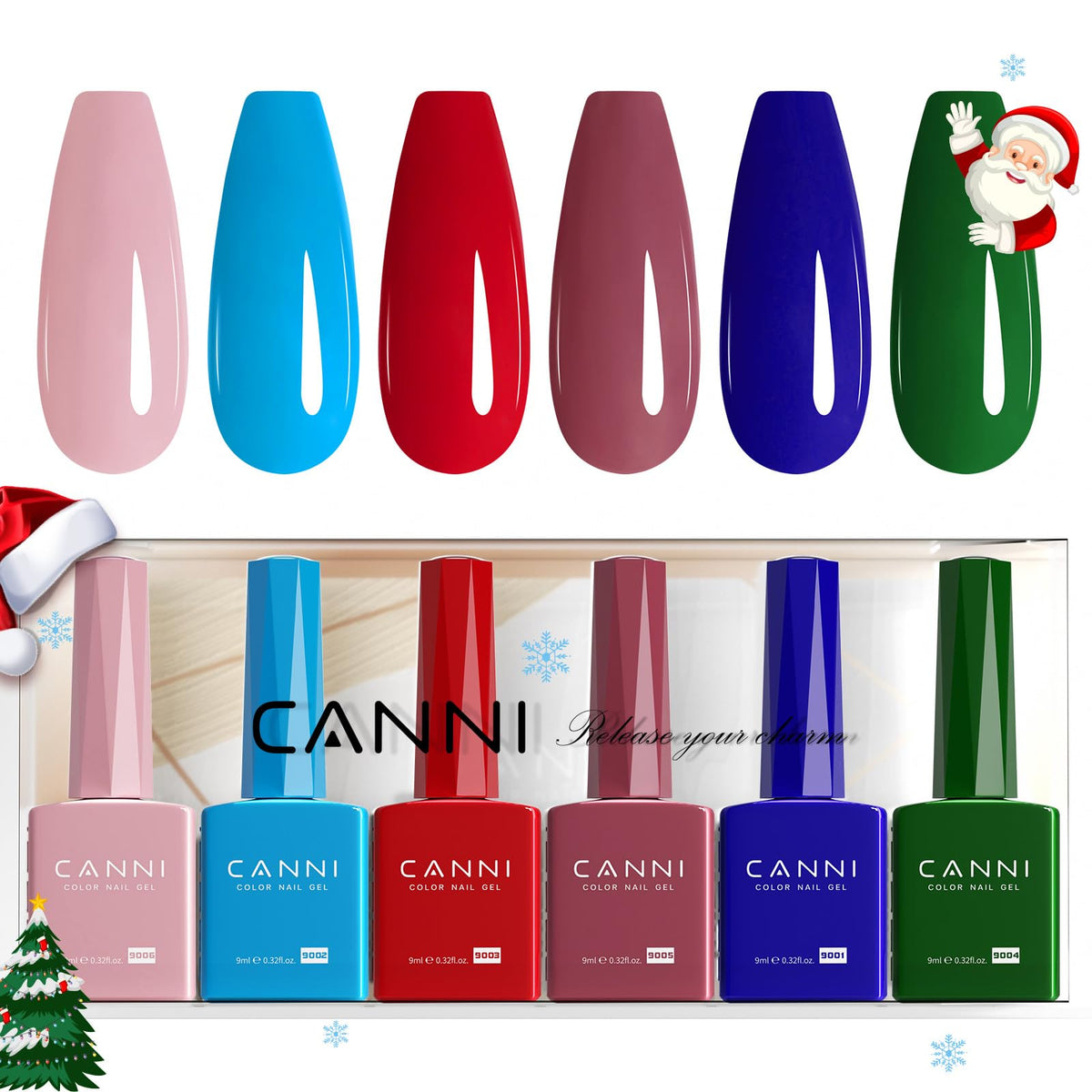 CANNI pink gel nail polish bottle displays vibrant color for at-home manicures