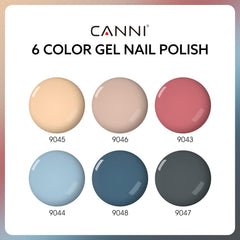 CANNI gel set pigmented application demonstrates rich coverage in one to two coats