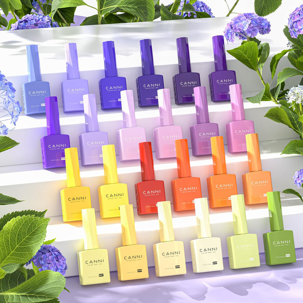 CANNI color palette highlights vibrant hues for creative nail art