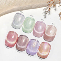 CANNI color swatches show pink, green, purple, silver glitter rainbow for inspiration.