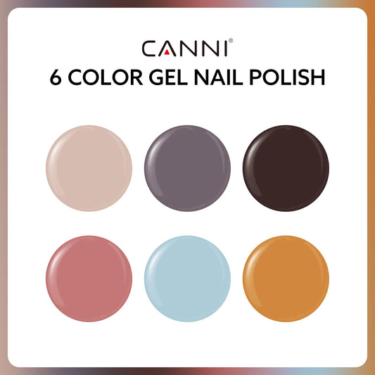 CANNI dark chocolate brown gel polish bottle ready for smooth, opaque coverage