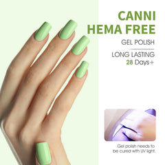 CANNI long-lasting gel polish delivers lasting shine with proper application