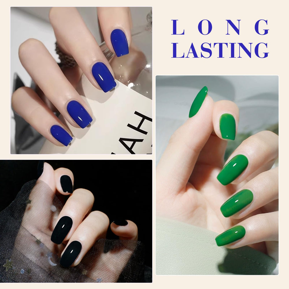 CANNI blue gel nail polish for bold color and smooth application