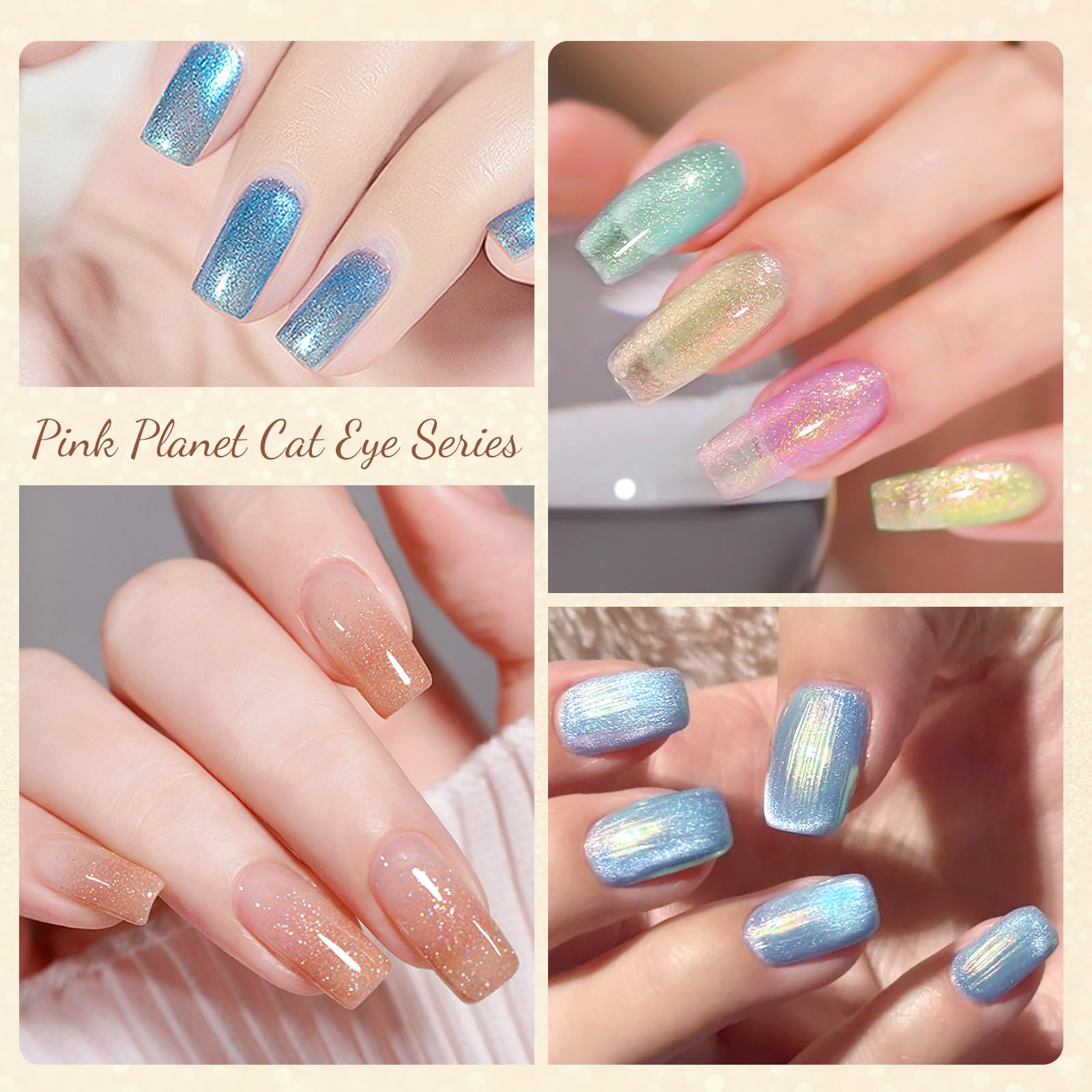CANNI yellow glitter gel polish swatch for sunny nail looks