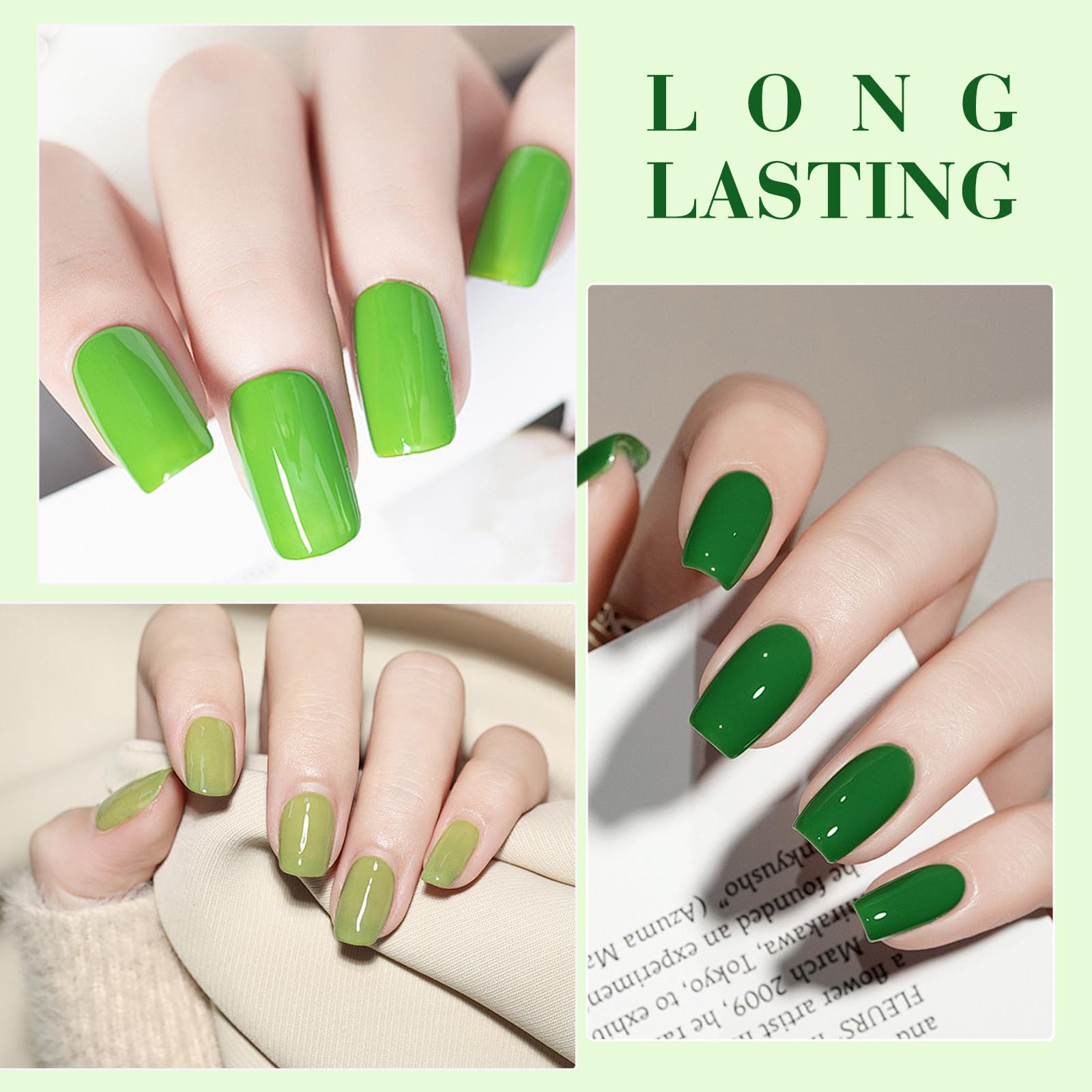 CANNI Sage gel bottle displays calming green shade for versatile nail styles