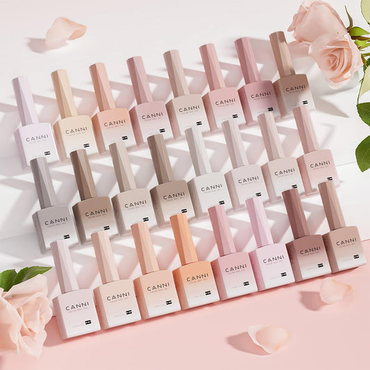 CANNI HEMA-free gel nail polish for sensitive nails and comfortable DIY pampering.