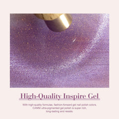 CANNI gel finish provides high-gloss shine and durable wear.