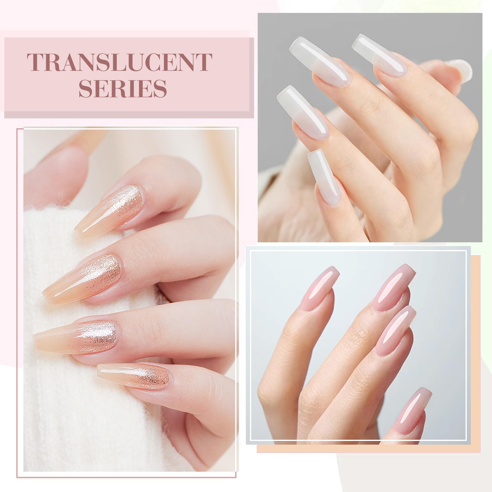 CANNI Jelly Gel nude peach bottle ready for a soft, versatile everyday look.