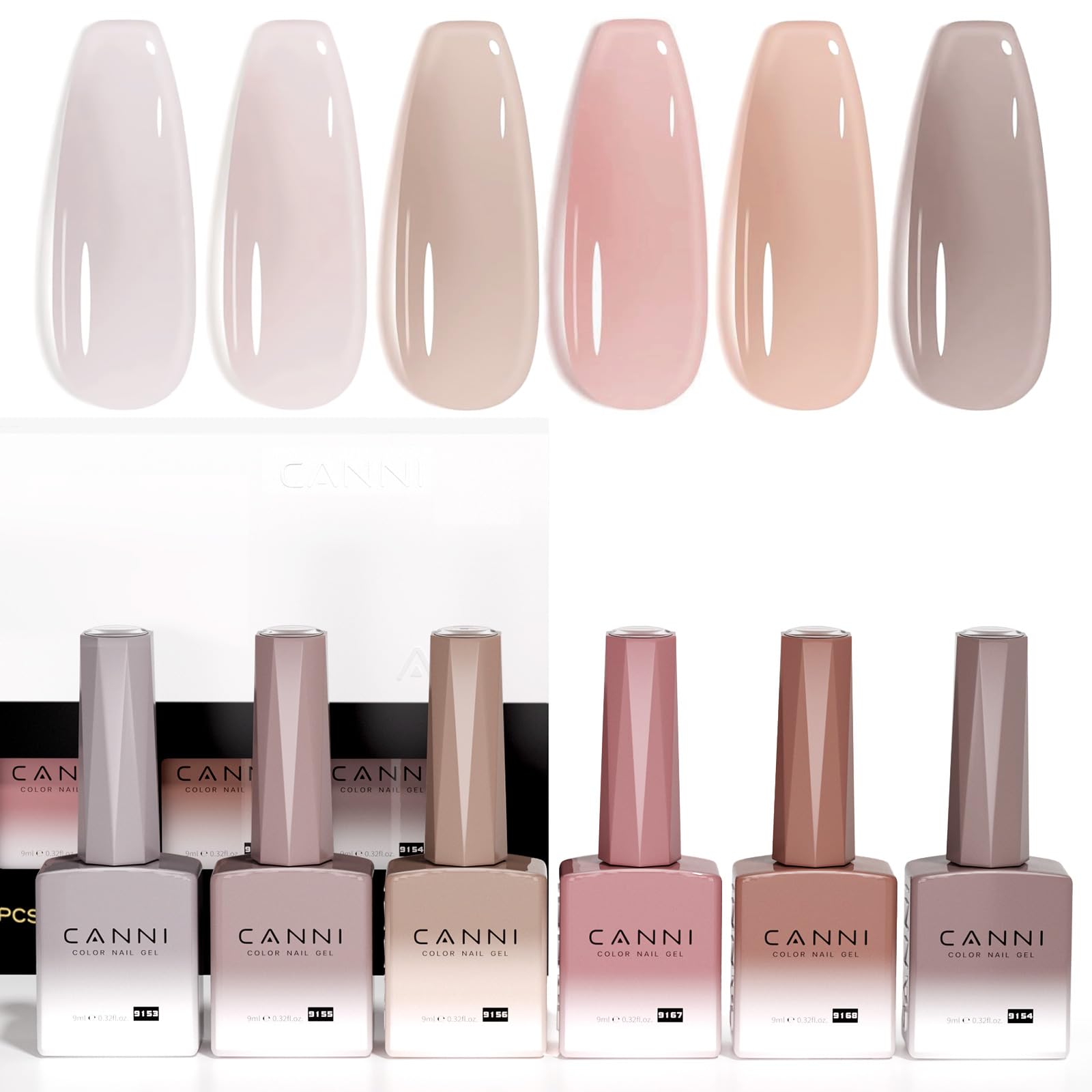 CANNI Jelly Nude bottle colors reflect neutrals for color preview