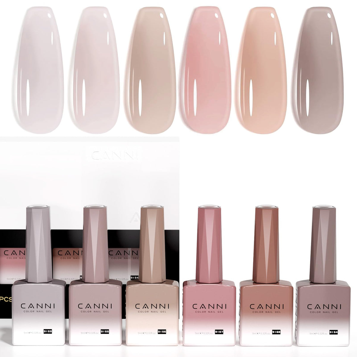 CANNI Jelly Nude bottle colors reflect neutrals for color preview