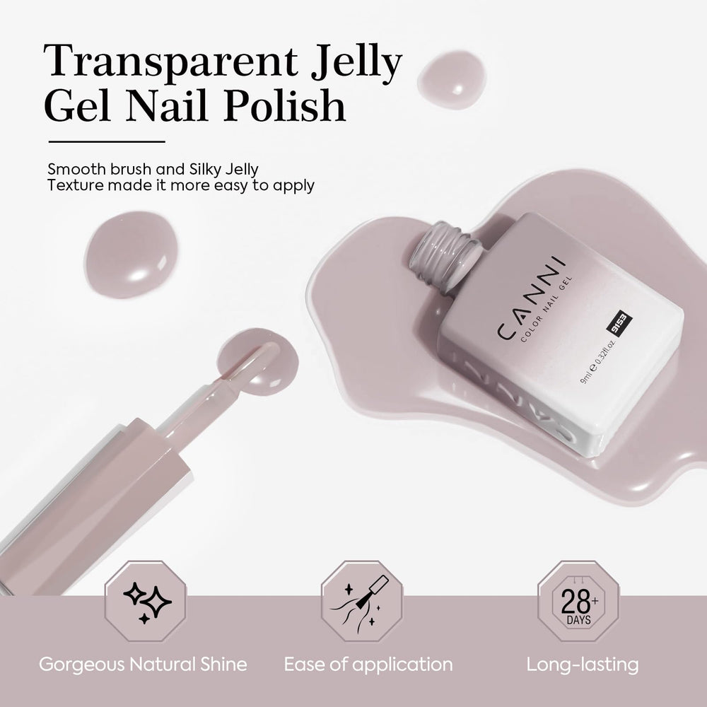 CANNI Jelly Nude broad brush enables smooth coverage
