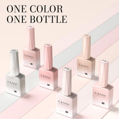 CANNI Jelly Nude Pink gel glossy finish enhances natural-looking shine