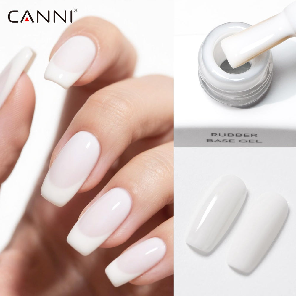 CANNI Rubber Base Gel set soak-off kit enables easy removal