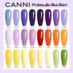CANNI unique color bottles with 3D crystal labels aid quick color selection