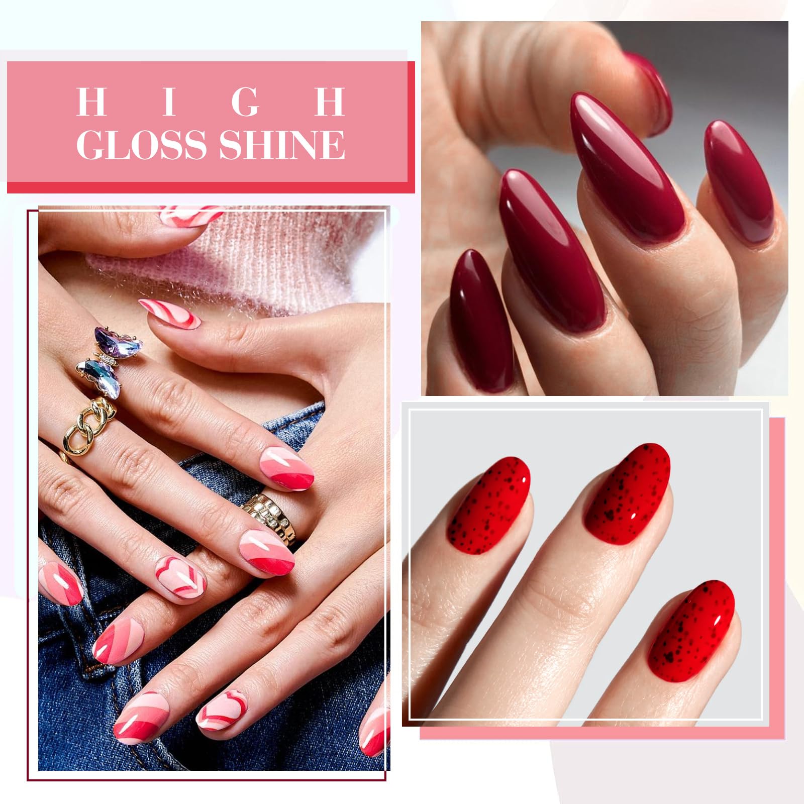 CANNI wide brush gel polish image highlights easy, even application
