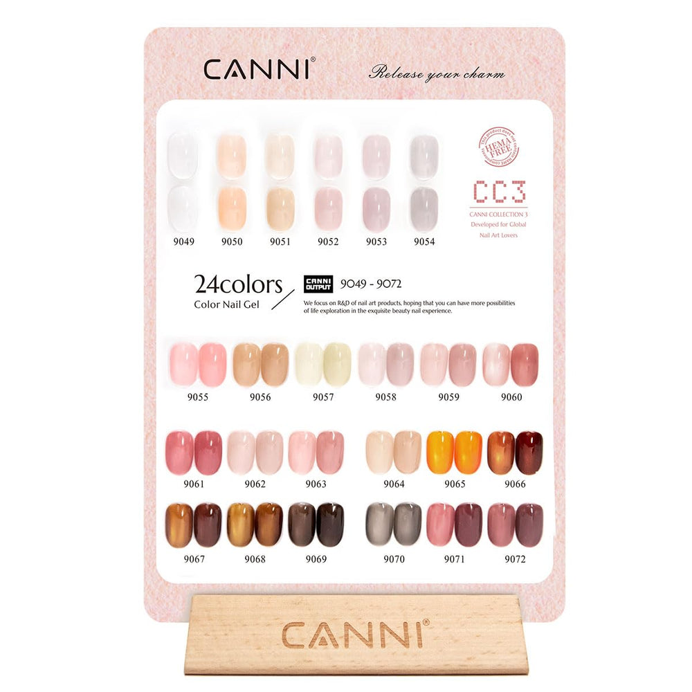 CANNI CC3 color card included for precise shade matching