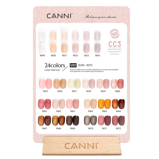CANNI CC3 color card included for precise shade matching
