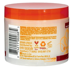 Cantu Shea Butter Pomade creamy texture closeup for smooth, defined styling.