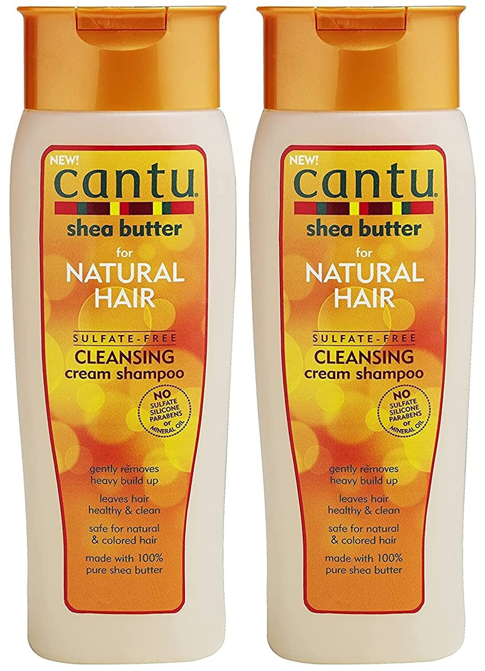Cantu Sulfate-Free Cleansing Cream Shampoo bottle showcasing moisturizing cleanse for curly hair.