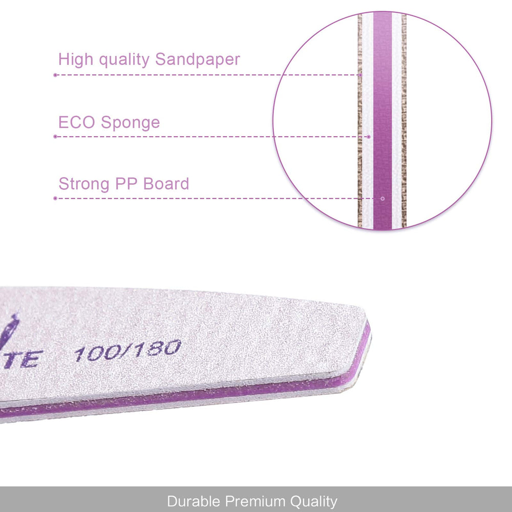 Canvalite easy-clean emery board remains ready after use.