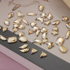 Canvalite included tweezers and wax pen for precise rhinestone placement.