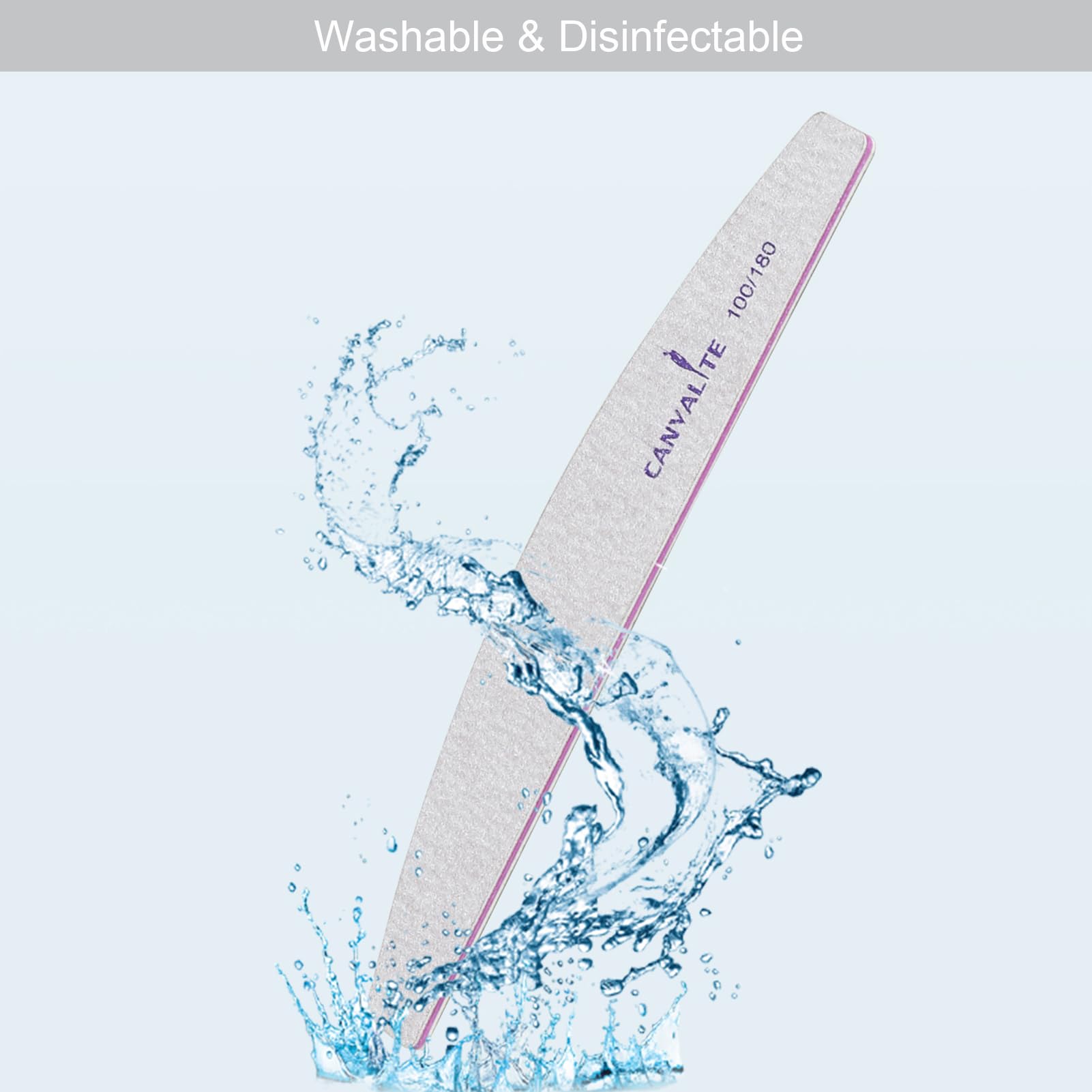 Canvalite suitable for both salon and home nail care kits.